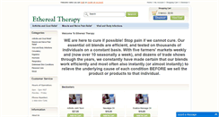 Desktop Screenshot of etherealtherapy.com