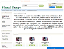 Tablet Screenshot of etherealtherapy.com